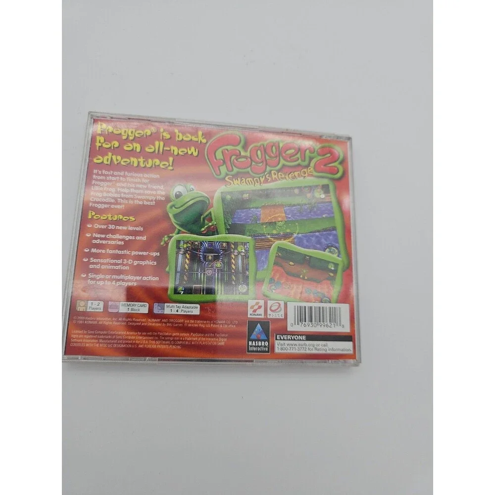 Frogger 2 Swampy's Revenge PS1 Sony PlayStation 1 Complete CIB Tested